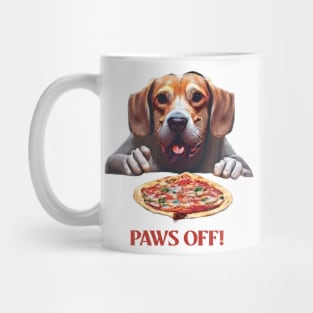 Paws off my pizza! Mug